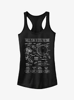 Minion Gru Plans to Steal Moon Girls Tank Top