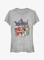 Voltron Robot Circle Girls T-Shirt