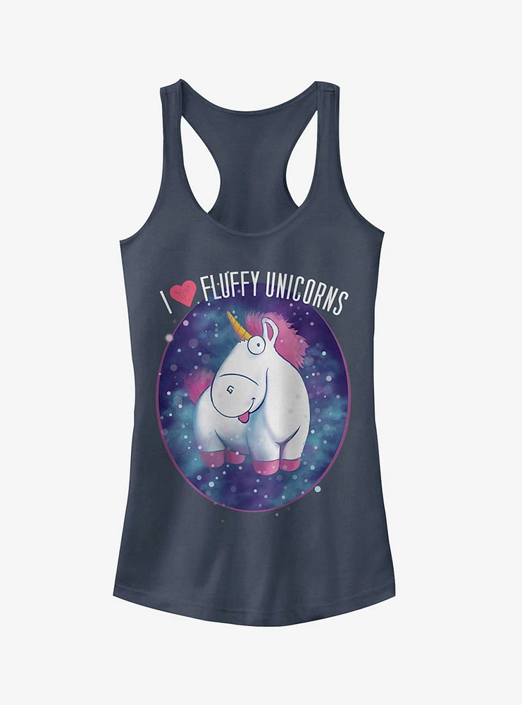 Minion Love Fluffy Unicorns Girls Tank Top