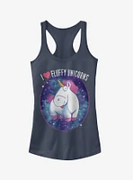 Minion Love Fluffy Unicorns Girls Tank Top