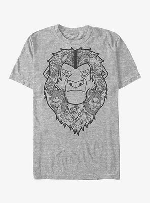 Disney Lion King Mufasa Decorative Mane T-Shirt