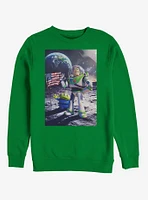 Disney Pixar Toy Story Buzz Lightyear Moon Landing Sweatshirt