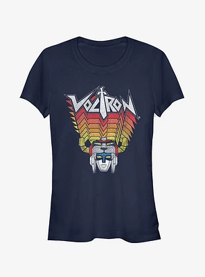 Voltron Robot Stripes Girls T-Shirt