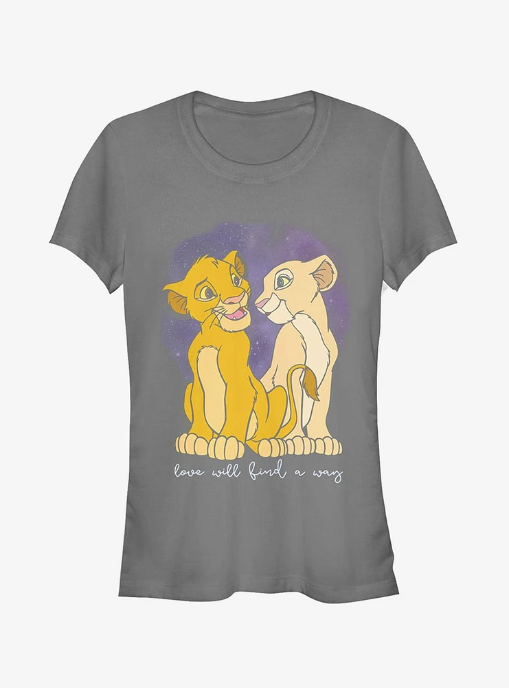 Disney Lion King Cub Love Finds A Way Girls T-Shirt