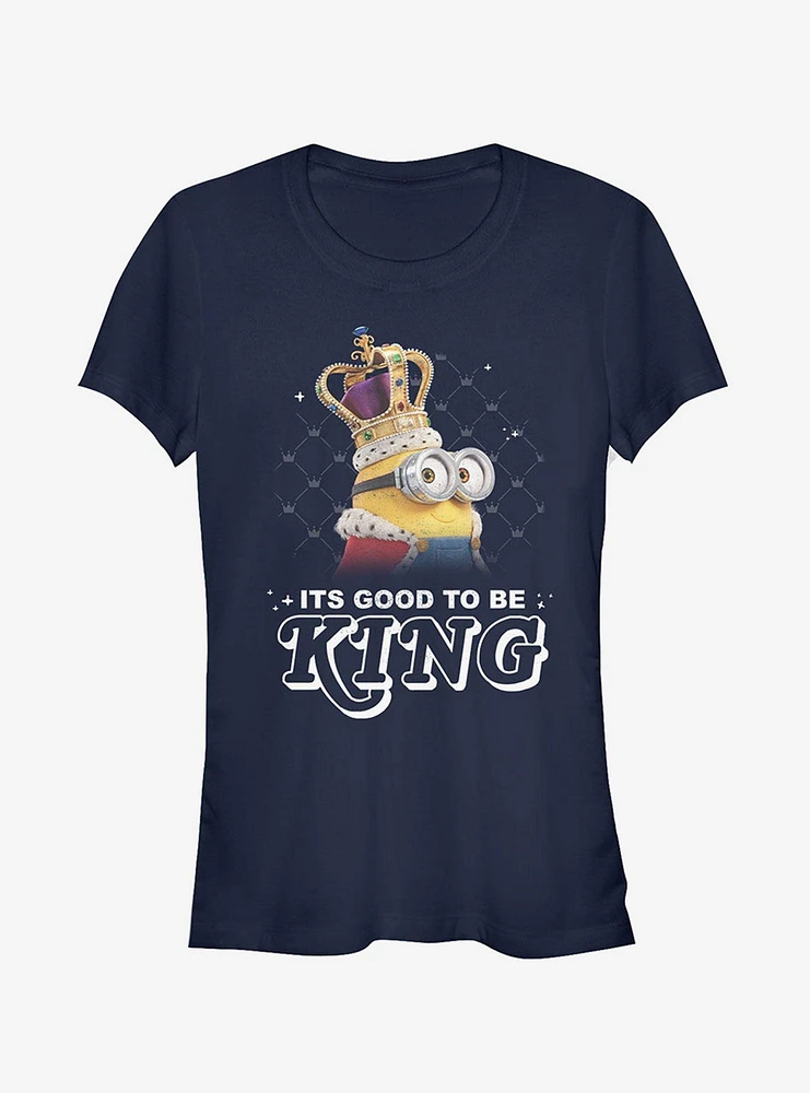 Minion Good to Be King Girls T-Shirt