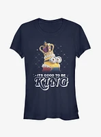 Minion Good to Be King Girls T-Shirt