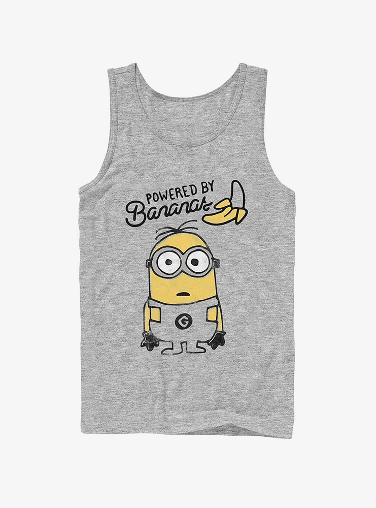 Minion Powered By Banana Tank Top