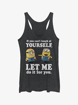 Minion Laugh At You Girls Tank Top