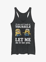 Minion Laugh At You Girls Tank Top