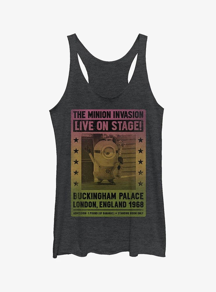 Minion Live on Stage Poster Girls Tank Top