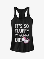 Minion Agnes Fluffy Unicorn Spots Girls Tank Top