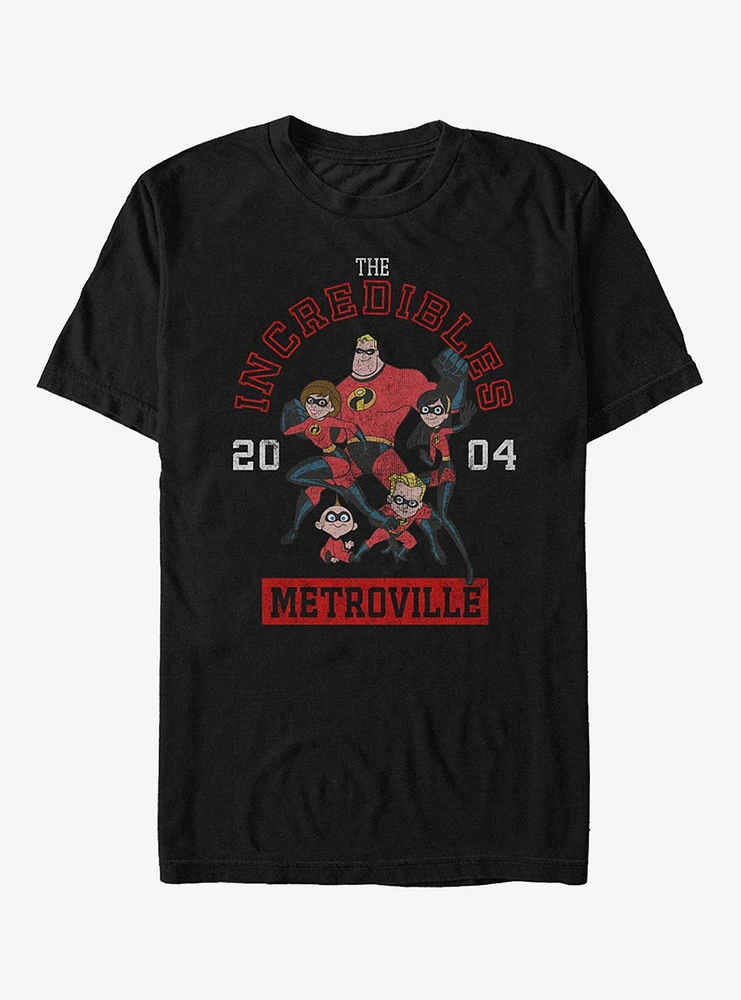 Disney Pixar The Incredibles Metroville Family T-Shirt