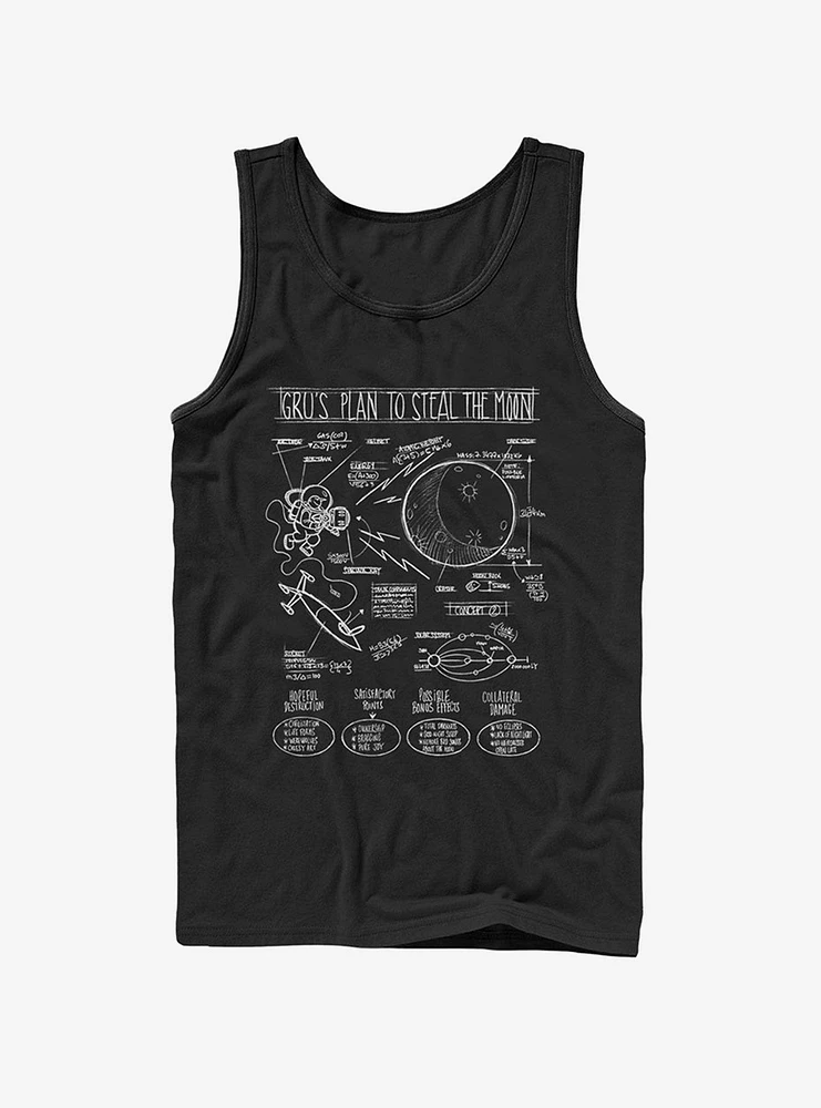 Minion Gru Plans to Steal Moon Tank Top