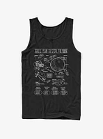 Minion Gru Plans to Steal Moon Tank Top