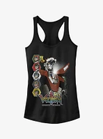 Voltron Character Panels Girls Tank Top