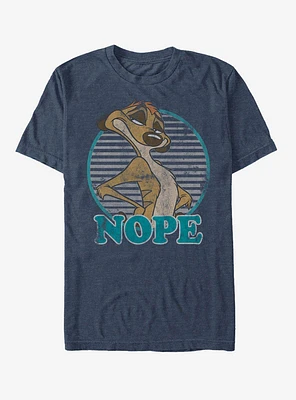 Disney Lion King Retro Nope Timon T-Shirt