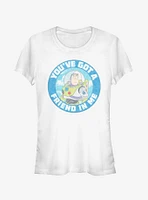 Disney Pixar Toy Story Friend Me Buzz Circle Girls T-Shirt