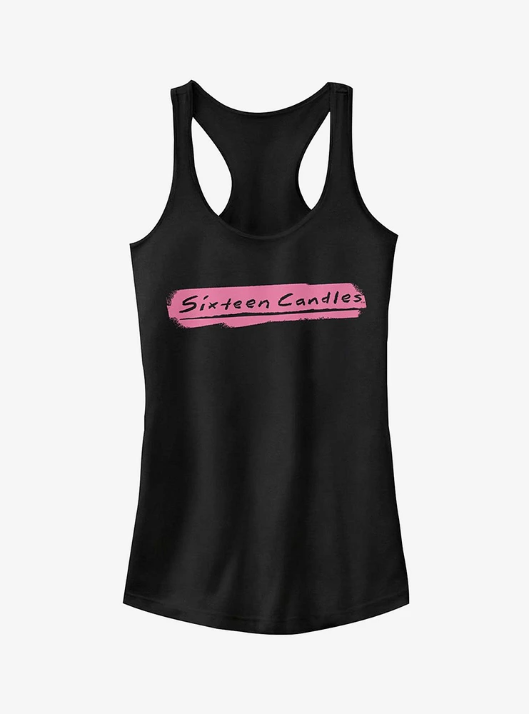 Sixteen Candles Paint Stripe Logo Girls Tank Top