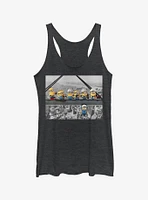 Minion Lunch Hang Out Girls Tank Top