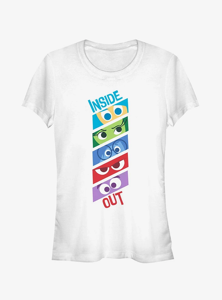 Disney Pixar Inside Out Emotion Eyes Girls T-Shirt