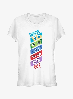 Disney Pixar Inside Out Emotion Eyes Girls T-Shirt