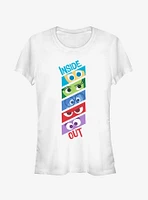 Disney Pixar Inside Out Emotion Eyes Girls T-Shirt