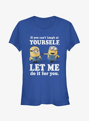 Minion Laugh At You Girls T-Shirt