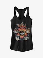 Voltron Retro Lion Target Girls Tank Top