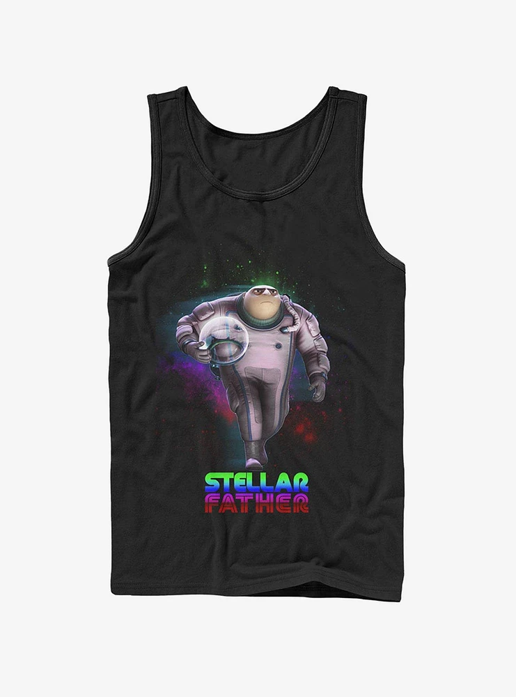 Minion Gru Stellar Father Tank Top