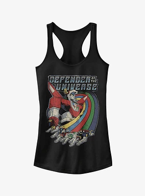 Voltron Retro Rainbow Lions Girls Tank Top