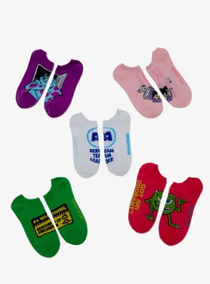 Disney Pixar Monsters, Inc. Scare Floor Ankle Socks 5 Pair - BoxLunch Exclusive