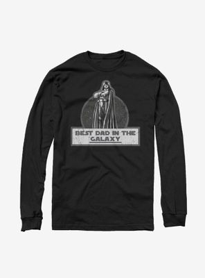 Star Wars Vader Best Dad the Galaxy Long Sleeve T-Shirt