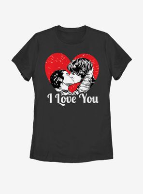 Star Wars Han and Leia I Love You Heart Womens T-Shirt