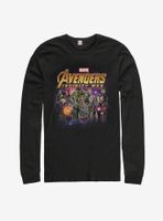 Marvel Avengers: Infinity War Character Shot Long Sleeve T-Shirt