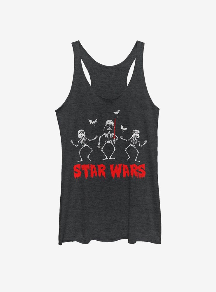 Star Wars Halloween Vader Skeletons Womens Tank