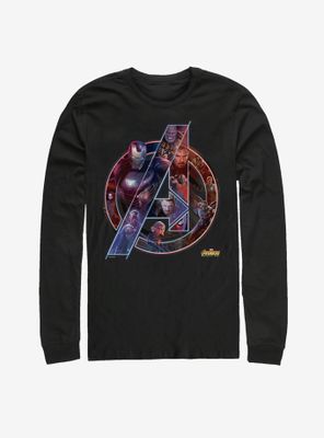 Marvel Avengers: Infinity War Logo Long Sleeve T-Shirt