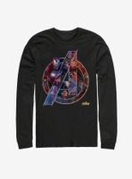 Marvel Avengers: Infinity War Logo Long Sleeve T-Shirt