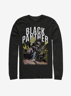 Marvel Black Panther Army Long Sleeve T-Shirt
