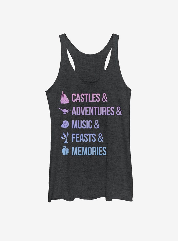 Disney Princess Keywords Womens Tank