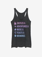 Disney Princess Keywords Womens Tank