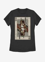 Star Wars Boba Fett Playing Card Womens T-Shirt