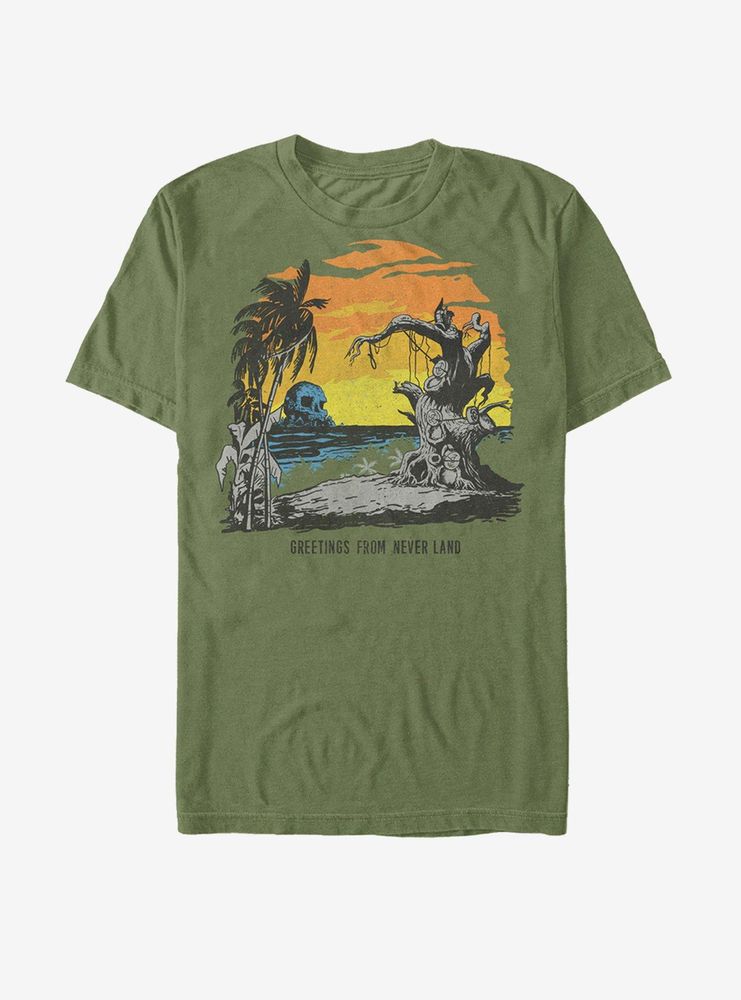 Disney Peter Pan Neverland Postcard T-Shirt