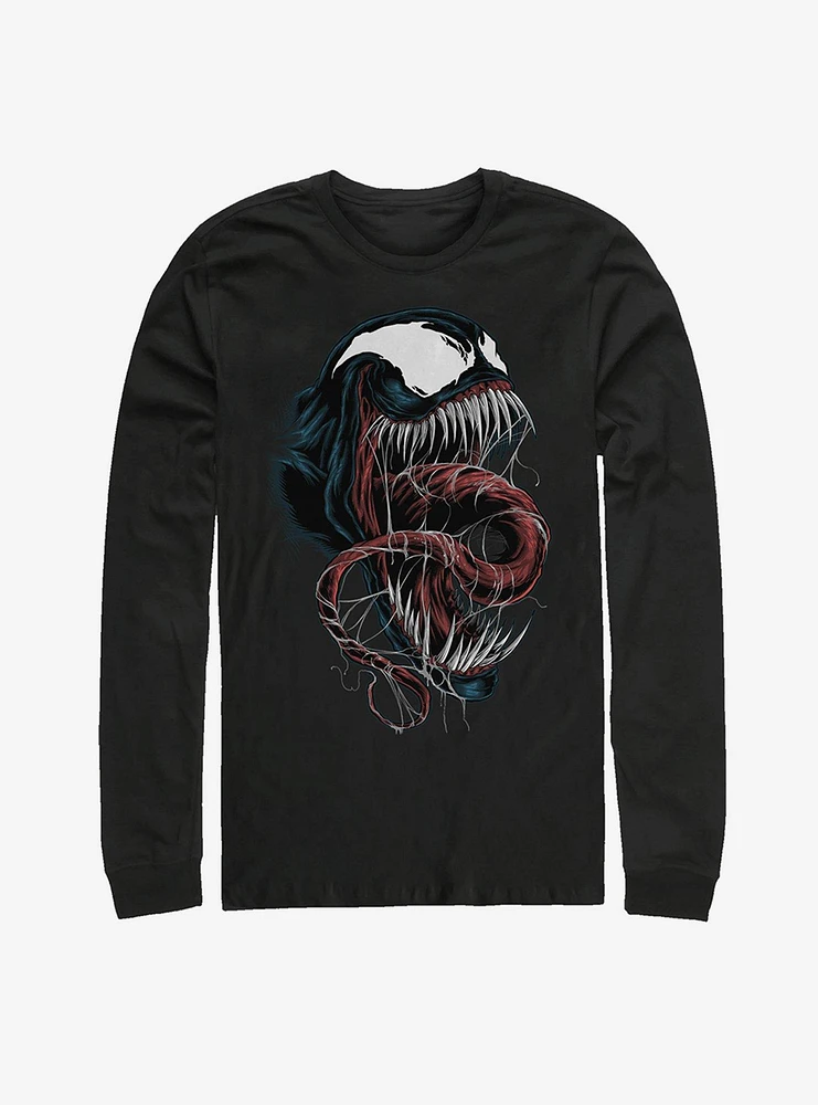 Marvel Venom Close-Up Long Sleeve T-Shirt