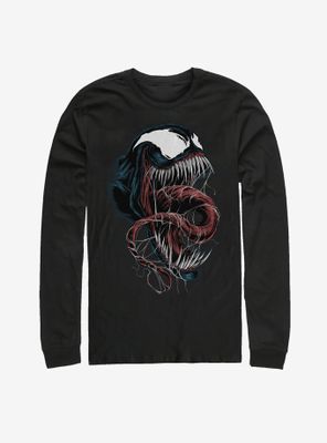 Marvel Venom Close-Up Long Sleeve T-Shirt