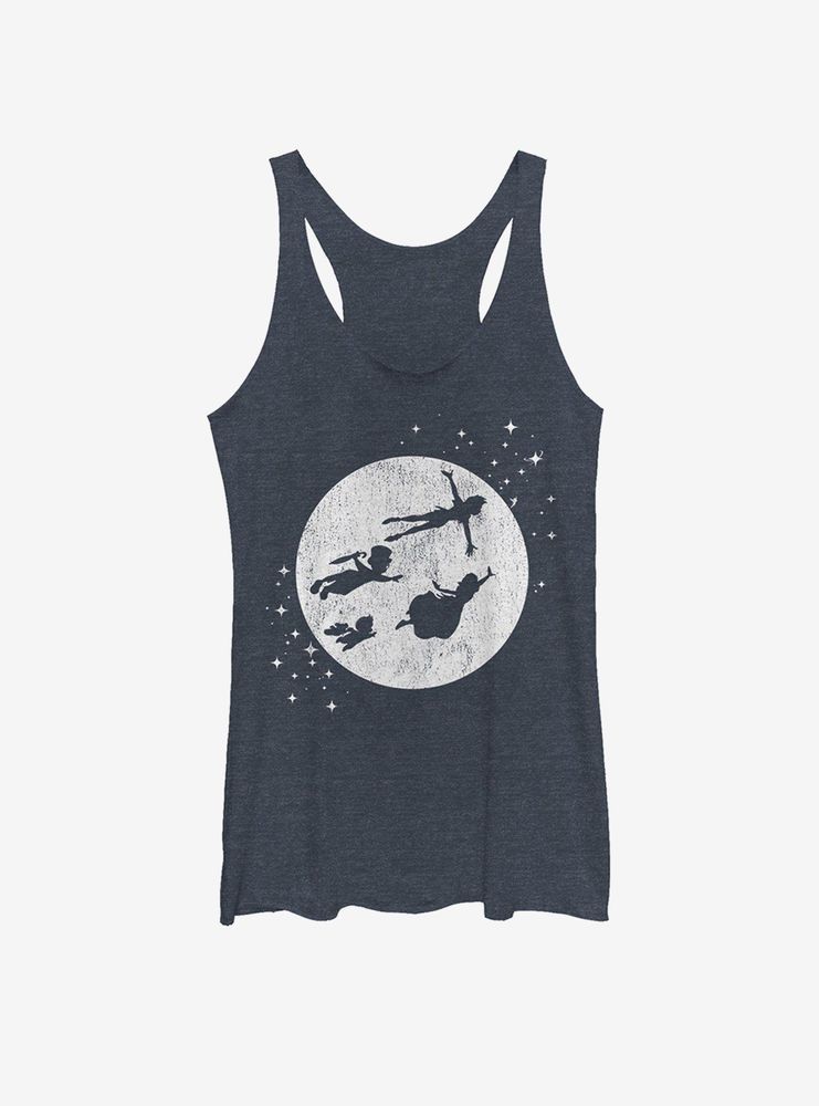 Disney Peter Pan Fly Silhouette Womens Tank