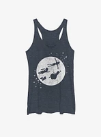 Disney Peter Pan Fly Silhouette Womens Tank