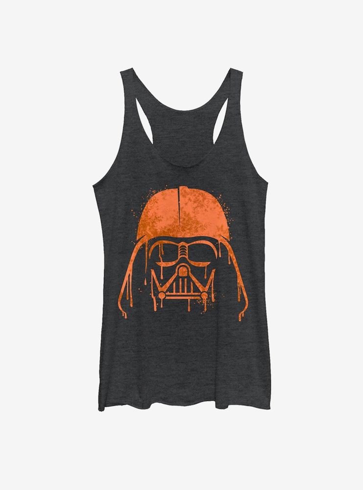 Star Wars Halloween Vader Helmet Spray-Paint Womens Tank