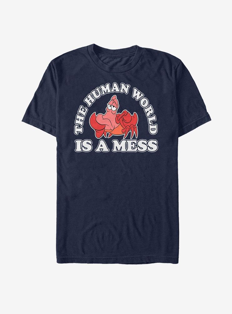 Disney The Little Mermaid Sebastian Mess T-Shirt