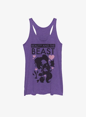 Disney Beauty and the Beast Symbols Womens Tank
