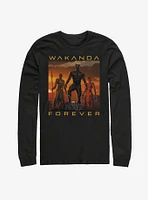 Marvel Black Panther Wakanda Forever Long Sleeve T-Shirt